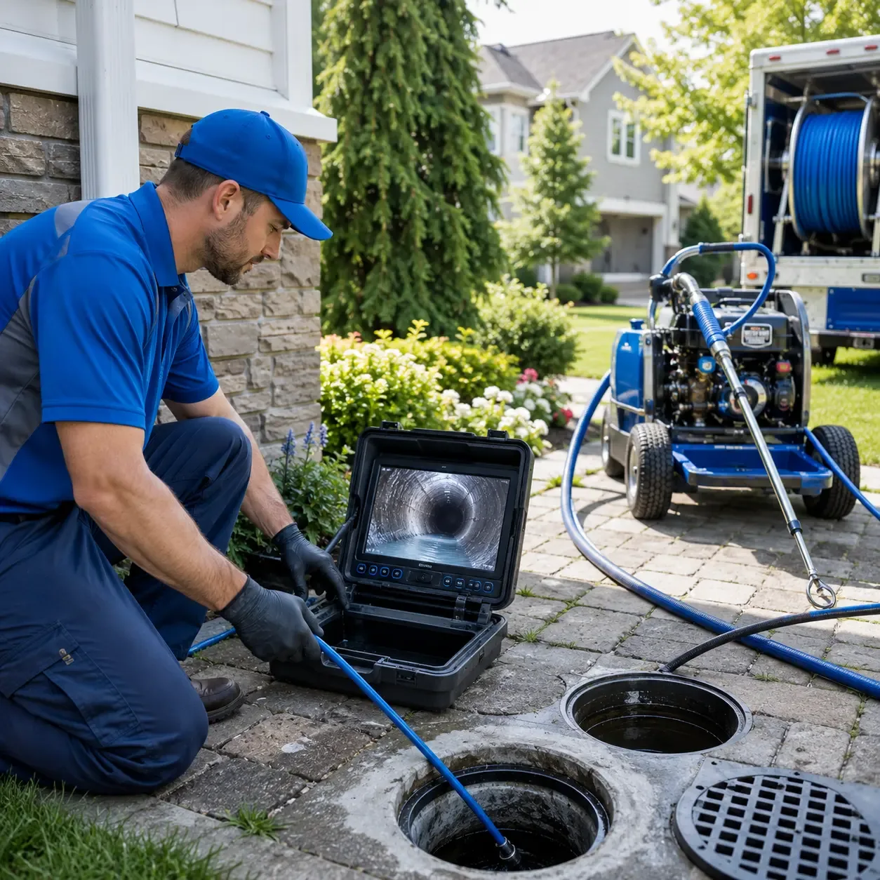 Outdoor drain cleaning professionals serving Zion Grove, PA